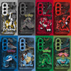 Japanese Cartoon Pokemon Silicone Case Digital Background Version | Arceus Rayquaza Groudon Scizor Kyogre Blastoise Venusaur - Phone Case Samsung Galaxy S26 S25 S24 S23 FE Ultra Edge