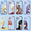 Japanese Anime Fate Stay Night 半顔イラスト風 | アルトリア・ペンドラゴン セイバー 遠坂凛 メドゥーサ ギルガメッシュ 衛宮士郎 言峰綺礼 間桐桜 - iPhone ケース PLUS SE2 XS XR X 11 12 13 14 15 16 16e 17 17e Pro Promax 12mini 13mini