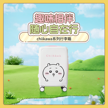 ChiiKawa X Miniso | ChiiKawa Pink & White Suitcase - Kawaii Item Decoration