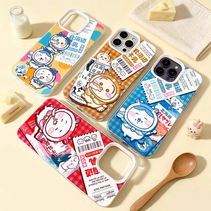 Japanese Cartoon Sanrio メリーゴーランド | クロミと仲間たち レーザーカラークリア - iPhone ケース 11 12 13 14 15 16 Pro Promax