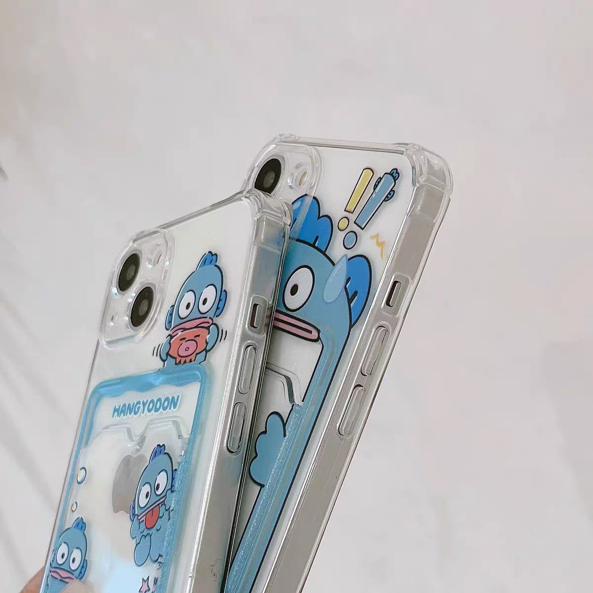 Japanese Cartoon Photo Holder | Hangyodon - iPhone Case PLUS X 11 12 13 14 15 Pro Promax
