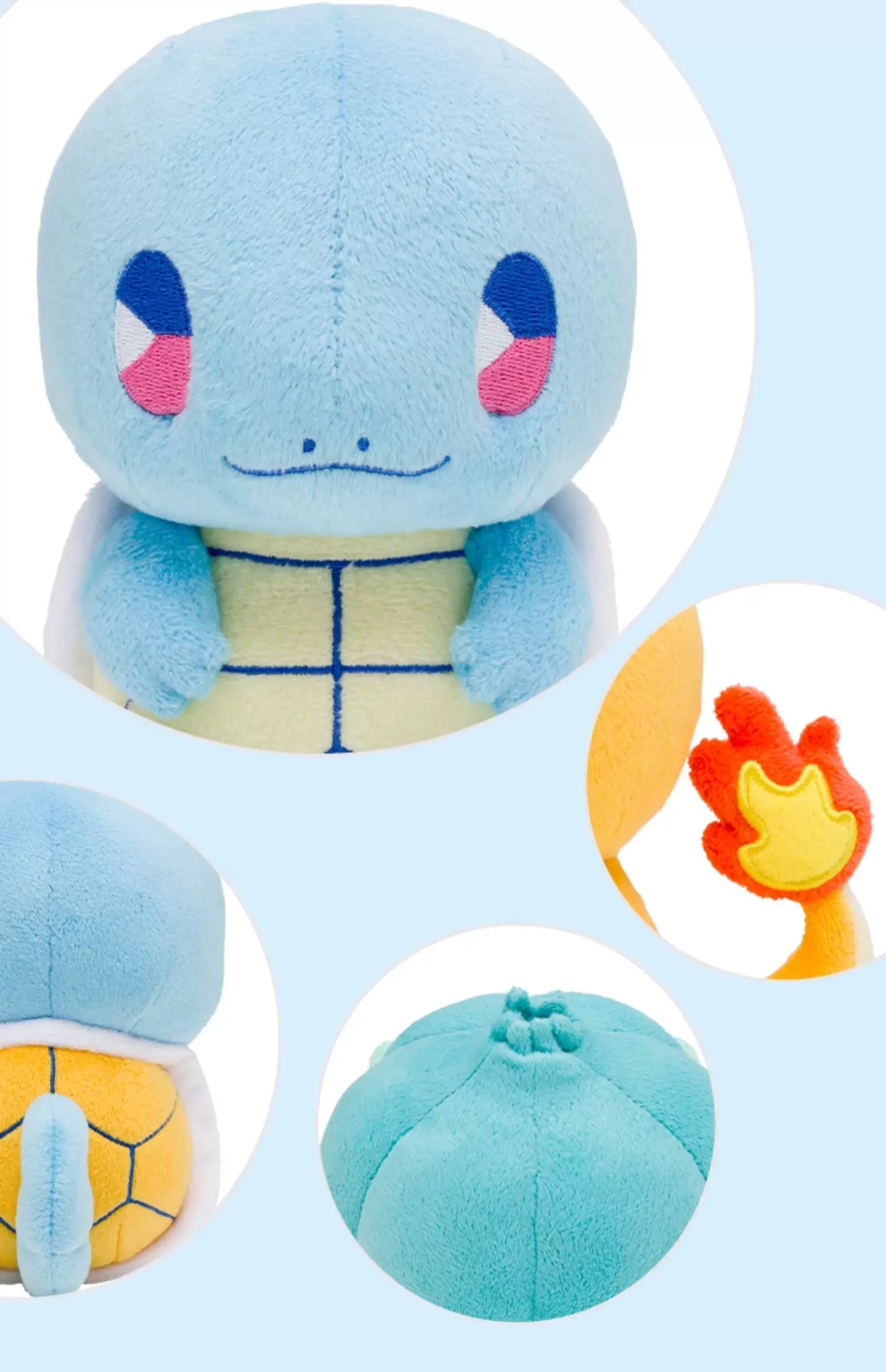 Japan Cartoon Pokemon Center Sode Version | Charmander Squirtle Bulbasaur - Mascot Plush Doll  Kawaii Decoration