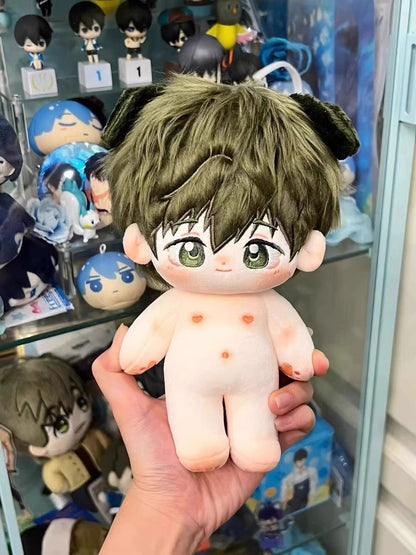 Japanese Anime Free! Iwatobi Swim Club Cotton Plush Doll | Haruka Makoto with Car Ear Cute Kawaii 20cm Doll Can Change Outfits - Cute Kawaii Item