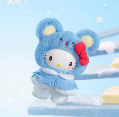 Miniso Sanrio Characters Winter Little Cape with Little Friends | Hello Kitty Little Twin Stars My Melody Kuromi Cinnamoroll Pompompurin Pochacco - Collectable Toys Mystery Blind Box