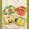 Japanese Cartoon Fun Colourful Fruits Persimmon Pineapple Maize Watermelon - AirPods AirPodsPro AirPods3 Case Green Yellow Orange
