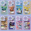 Japan Cartoon Pokemon Game Pixel Version | Bulbasaur Charmander Squirtle Pikachu Eevee Gengar Mew Mewtwo - iPhone Case PLUS SE2 XS XR X 11 12 13 14 15 16 16e 17 17e Pro Promax 12mini 13mini