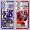 Japan Cartoon Pokemon Game Pixel Version | Miraidon Koraidon - Phone Case Samsung Galaxy S26 S25 S24 S23 S22 S21 FE Ultra Edge