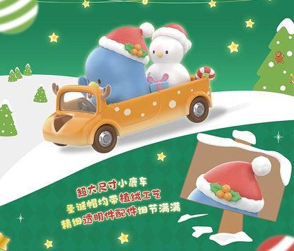 Top Toy x Sanrio Characters Christmas Market | Hello Kitty My Melody Kuromi Cinnamoroll Pompompurin Pochocca Hangyodon Tuxedosam - Collectable Toys Car can Move Mystery Blind Box