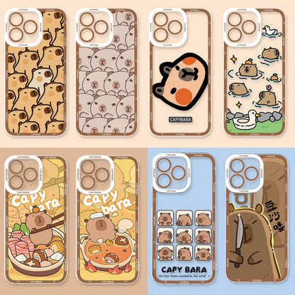 Cute Animal Capybara | Part2 8 Styles - iPhone Case PLUS SE2 XS XR X 11 12 13 14 15 16 16e 17 17e Pro Promax 12mini 13mini