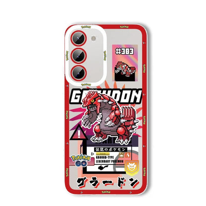Japan Cartoon Pokemon Game Pixel Version | Celebi Xerneas Zekrom Reshiram Latios Latias Gardevoir Garchomp - Phone Case Samsung Galaxy S26 S25 S24 S23 S22 S21 FE Ultra Edge