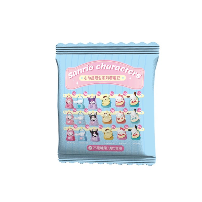 Sanrio Characters Sweet In Bags Beans Mini Series | Hello Kitty My Melody Kuromi Cinnamoroll Pompompurin Pochacco - Kawaii Collectable Toys Toy Collection