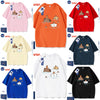 Cute Cartoon Doggie Maltese Puppy Style T-Shirt Series | Maltese Hot Spring with Capybara Part1 - Kawaii Fashion Items for Child & Adult