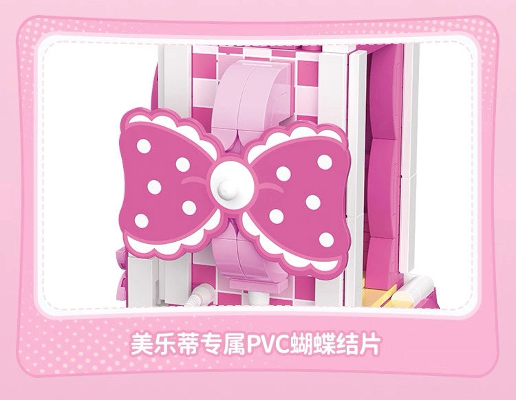 Top Toy x Sanrio Pastel Dream Home | My Melody Pink Calling Phone - Building Blocks Toy Collections