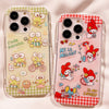 Japanese Cartoon Vintage Style | My Melody Keroppo iPhone Case 11 12 13 14 15 16 Pro Promax