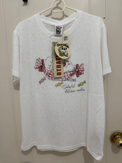 Korean Fashion Cute Animals Style T-Shirt Series | Sheep with Sweets - Kawaii Fashion Items