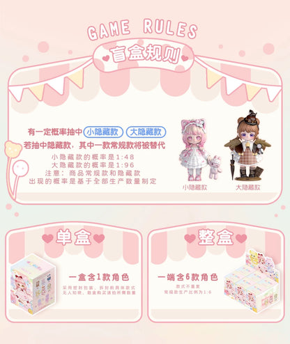 Simon Toys Liroro Sweets Shop | Lolita Style Sweets Figure Doll - Collectible Toys Mystery Blind Box