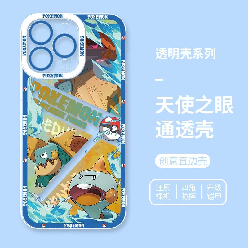 Japan Cartoon Pokemon Evolution Verison | Chewtle Drednaw - iPhone Case 6 7 8 PLUS SE2 XS XR X 11 12 13 14 15 16 16e Pro Promax 12mini 13mini