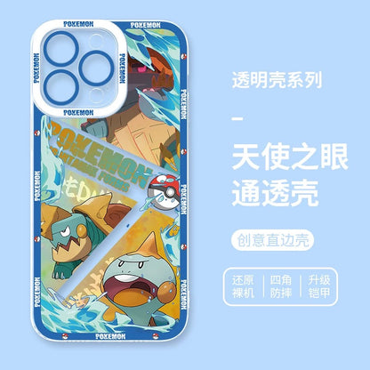Japan Cartoon Pokemon Evolution Verison | Chewtle Drednaw - iPhone Case 6 7 8 PLUS SE2 XS XR X 11 12 13 14 15 16 16e Pro Promax 12mini 13mini
