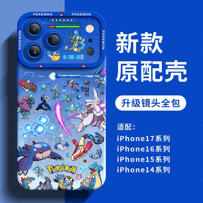 Japanese Cartoon Pokemon Silicone Case Close Up Fighting Version | Venusaur Charizard Blastoise Gengar Scizor Umbreon Greninja Garchomp - iPhone Case PLUS SE2 XS XR X 11 12 13 14 15 16 16e 17 17e Pro Promax 12mini 13mini (副本)