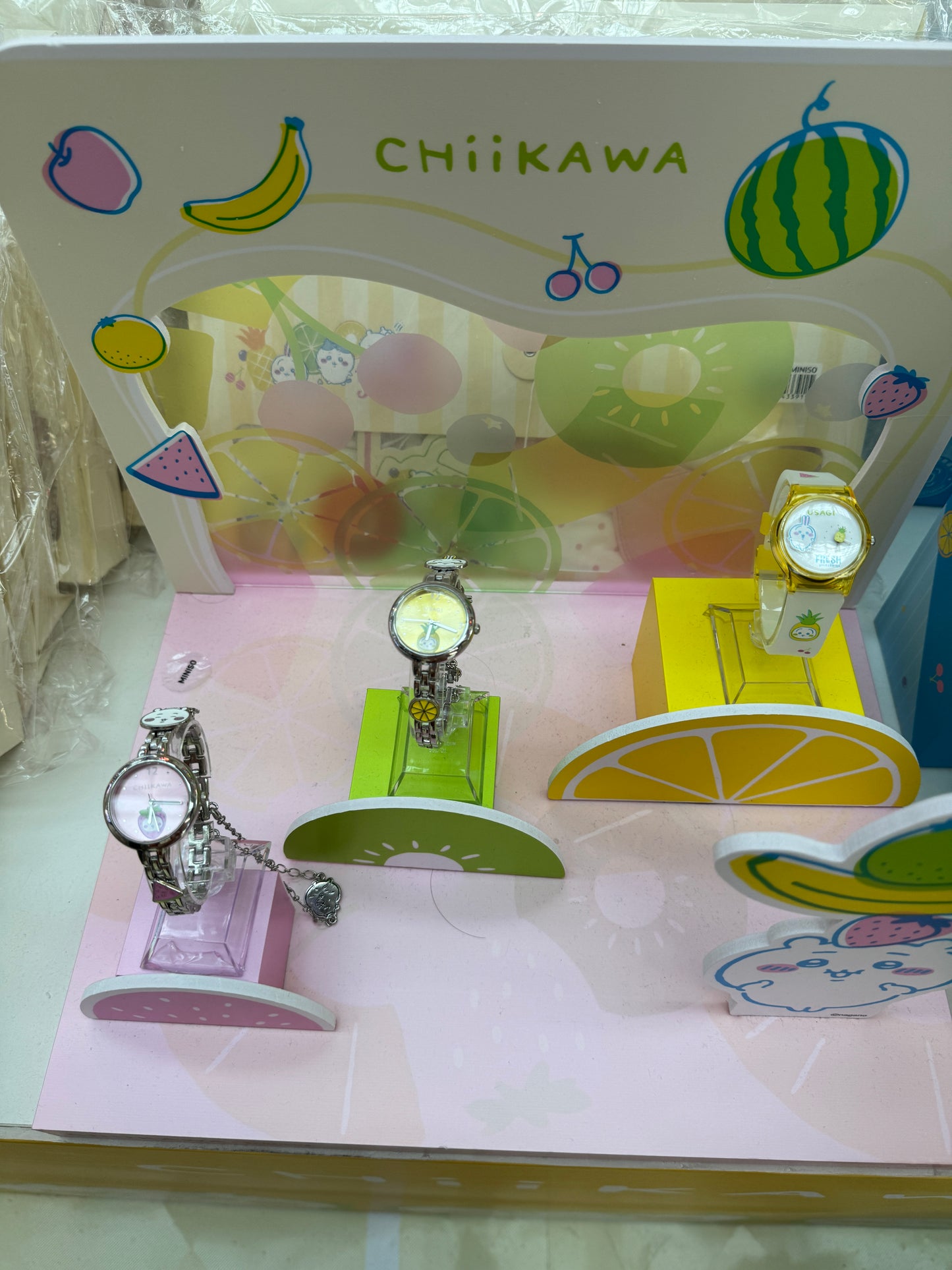 ChiiKawa X Miniso Fruit Market Series Fruit Market Watch Blind Box | ChiiKawa Hachiware Usagi 7 Styles - Kawaii Items Room Decoration doll