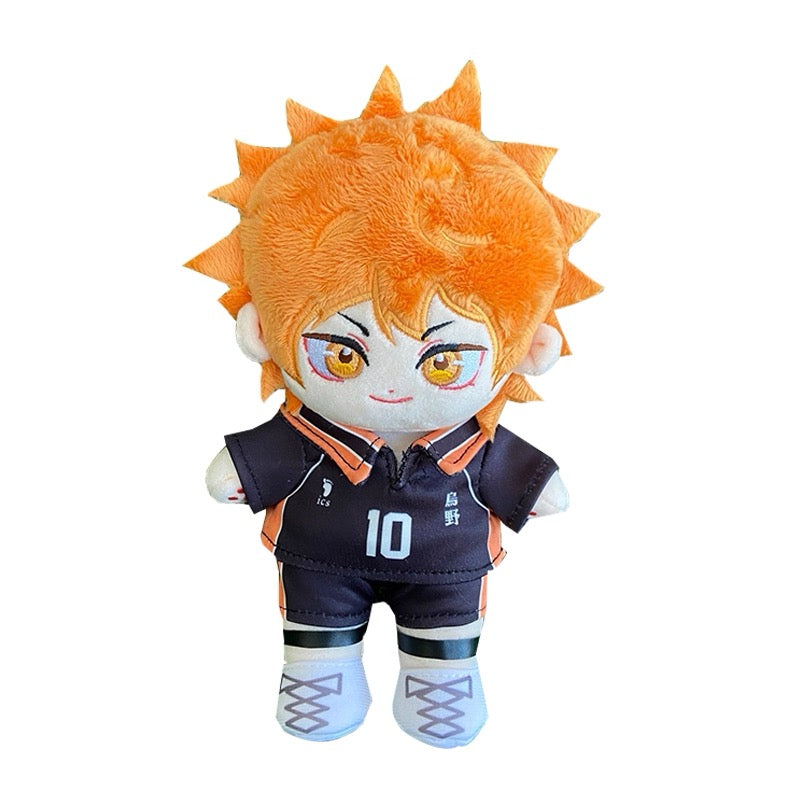 Japanese Anime Haikyu!! Cotton Plush Doll | Hinata Shoyo Cute Kawaii 20cm Doll Can Change Outfits - Cute Kawaii Item - KawaiiGiftLand