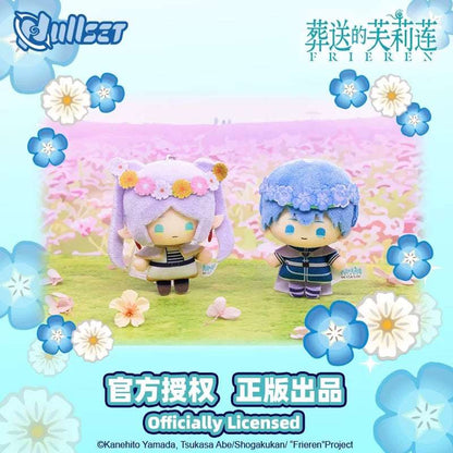 Nullset X FRIEREN Mini Doll Series | Frieren Fern Stark Himmel - Wearing Wreath Plush Mini Doll Keychain Collectable Toys