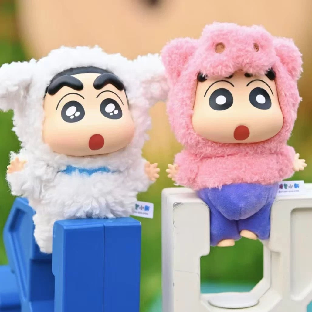 TopToy X Crayon Shin-chan Cosplay Party Part 1 Series Limited | ChocoBi Shiro Action Kamen Buriburi Elephant - Vinyl Face Plush Doll Figure Keychain Collectable Toys Mystery Blind Box - KawaiiGiftLand