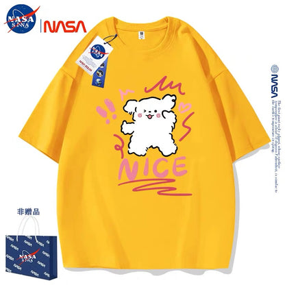 Cute Cartoon Doggie Maltese Puppy Style T-Shirt Series | Nice Wink Eyes Part2 - Kawaii Fashion Items for Child & Adult