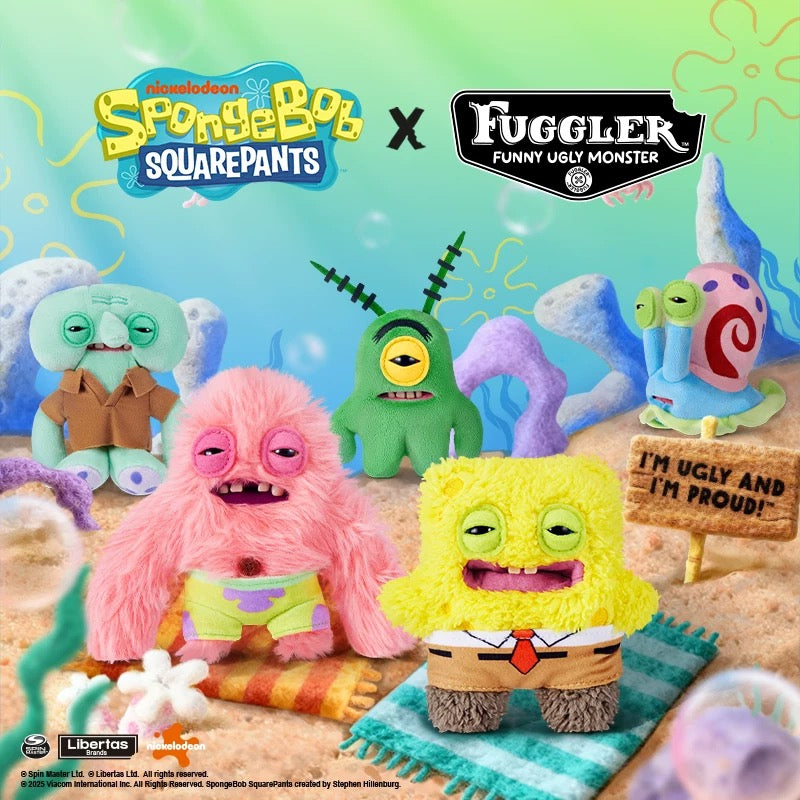 Spongebob Teeth Doll Series Limited Edition - Collectable Toys Mini Plush Doll Keychain