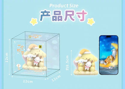 Sanrio x Toptoy Sweet Dream Pompompurin Pajamas on Cloud Figure Toy Collection