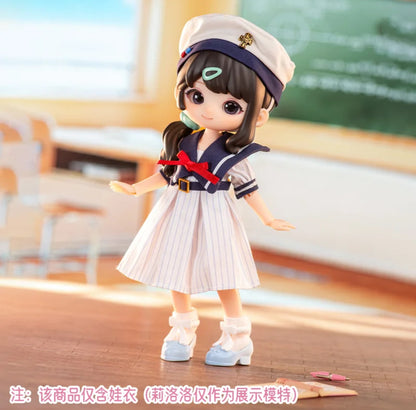 Simon Toys Cosplay Doll Outfits Set Uniform Version | Sailor One Piece Dress Uniform Hight School - Original Outfits 1/12 ob11 11cm BJD Doll Ball Joint Doll
