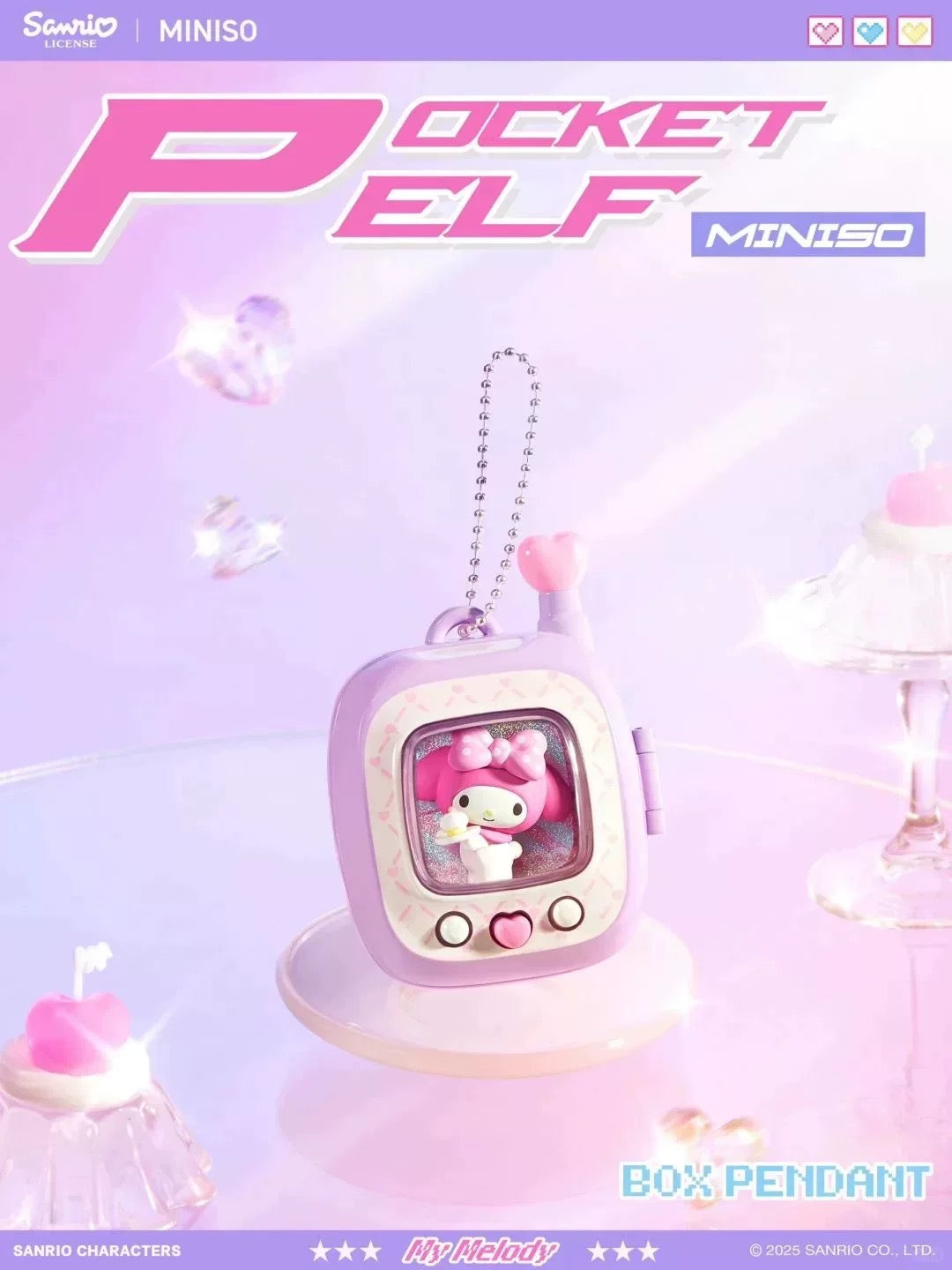 Miniso x Sanrio Characters Pocket Elf Series | Hello Kitty My Melody Kuromi Cinnamoroll Pompompurin Pochacco Keroppi Bad Badtz Maru Hangyodon AhirunoPekkle - Kawaii Collectable Toys Toy Collection - KawaiiGiftLand