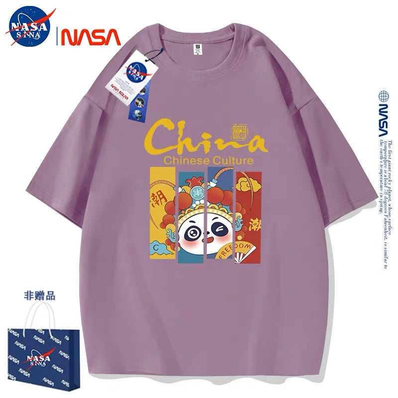 Cute Animals Panda Style T-Shirt Series | Chinese Style Panda Part2 - Kawaii Fashion Items for Child & Adult