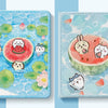 Japanese Cartoon ChiiKawa 360 Swivel Silicone iPad Case | Chiikawa Hachiware Usagi Eating Watermelon - iPad Mini 4,5,6/ iPad Air 4/ iPad Pro