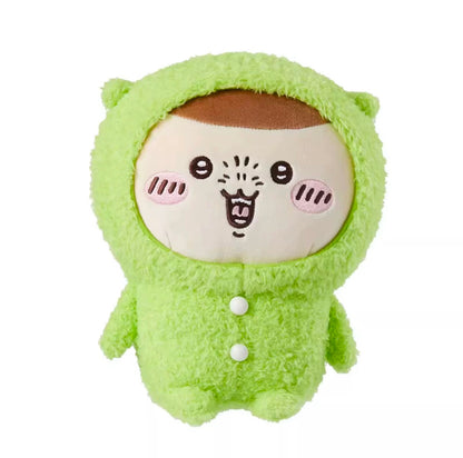 ChiiKawa X Miniso | ChiiKawa Hachiware Usagi Momonga Kurimanju Rakko Pajamas Sitting Plush Doll - Kawaii items Room Decoration doll