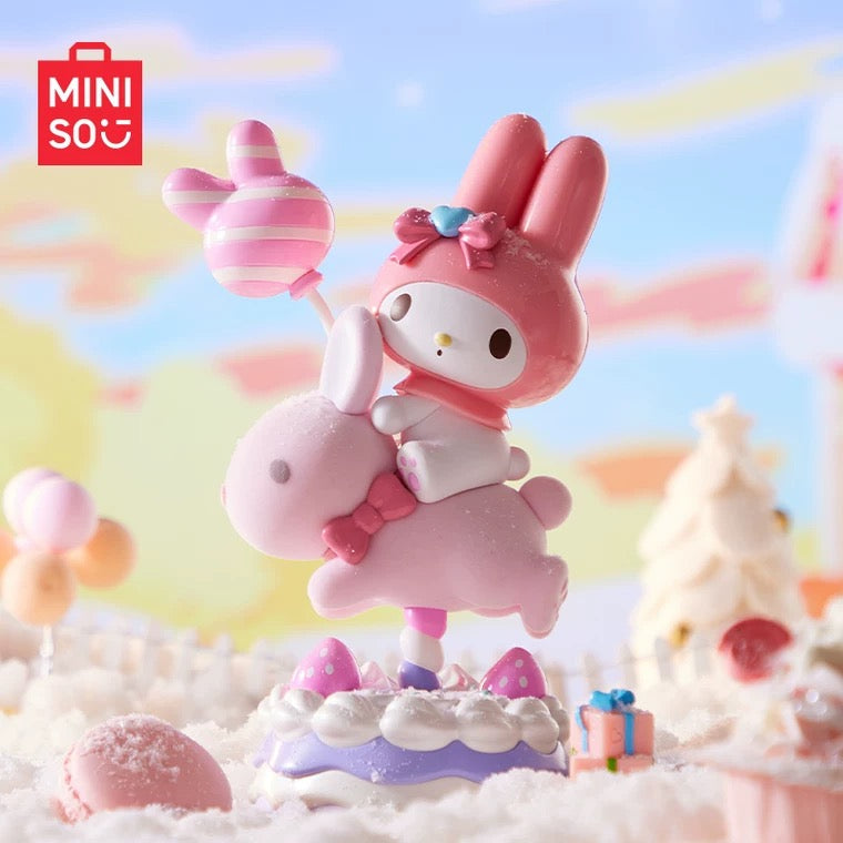 Miniso X Sanrio Characters Sweet Party Figure 17cm | My Melody Piano - Toy  Collection Child Girlfriend Gift