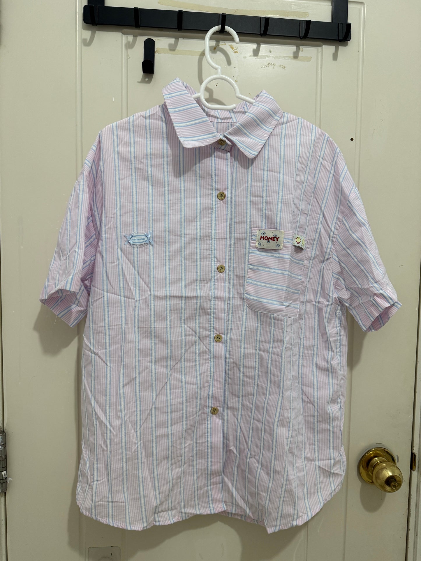 Japanese Fashion Cute Style Mori Series | Kawaii Pink Uniform Shirt - Kawaii Fashion Items