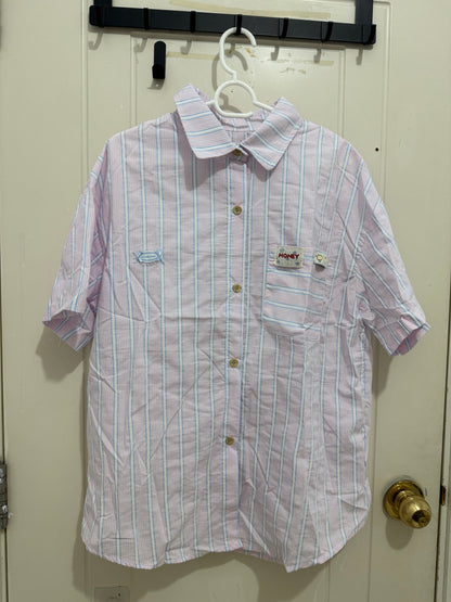 Japanese Fashion Cute Style Mori Series | Kawaii Pink Uniform Shirt - Kawaii Fashion Items