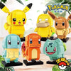 ポケモン キャラクター ビルディングブロック | ピカチュウ ヒトカゲ ゼニガメ フシギダネ イーブイ コダック - ビルディングブロック玩具コレクション