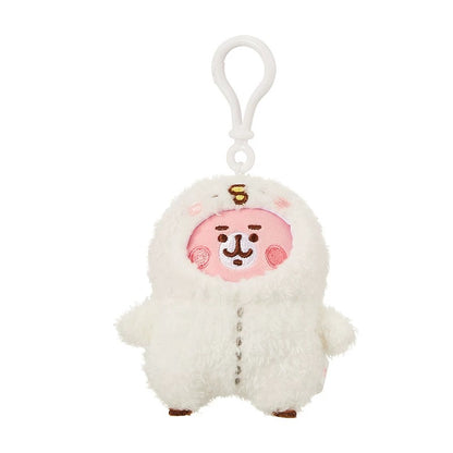 Kanahei X Miniso | Cosplay version Usagi Piske Pink Rabbit White Chicken - 10cm Plush Doll Kawaii items Room Decoration Doll