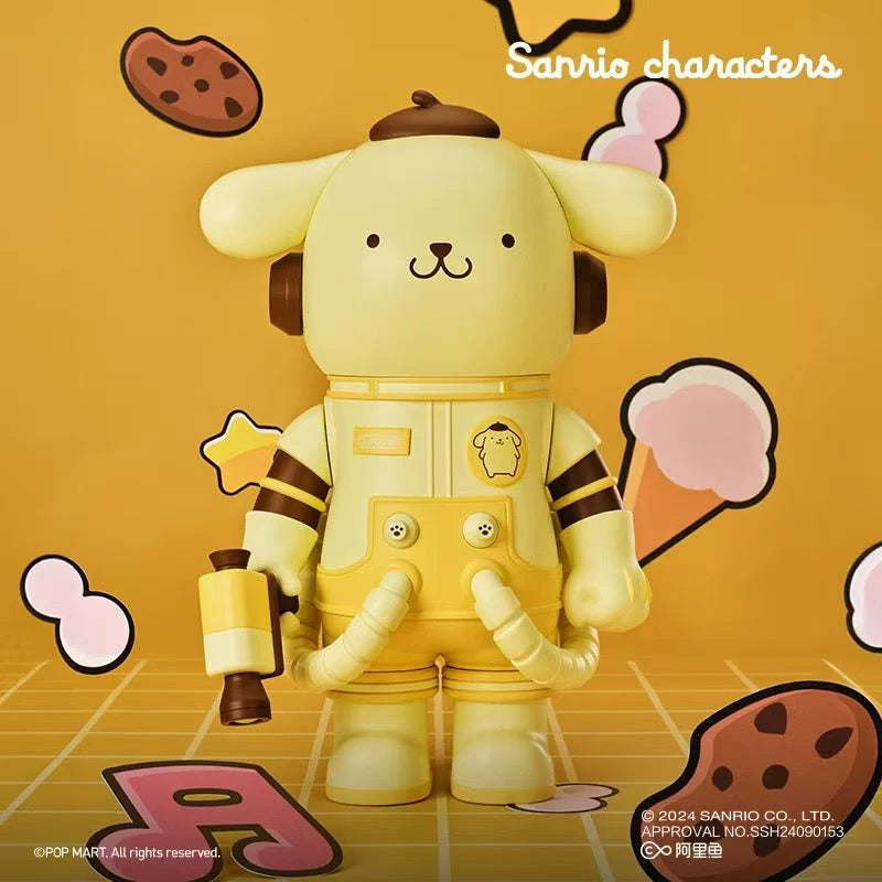 Popmart x Sanrio Mega Space Molly Series Limited Edition | Hello Kitty My Melody Kuromi Cinnamoroll Pompompruin Pochacco Hangyodon - 30cm tall Kenny Wong Blind Box Figure Toy Collection