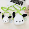 Japan Sanrio Silicone Big Head Shoulder Bag | Pochacco - Bag Birthday Girlfriend Children Gift