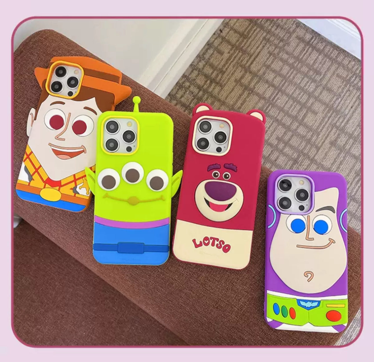 Cute Cartoon Toy Story Silicone Phone Case Cute Cartoon Toy Story Silicone Phone Case