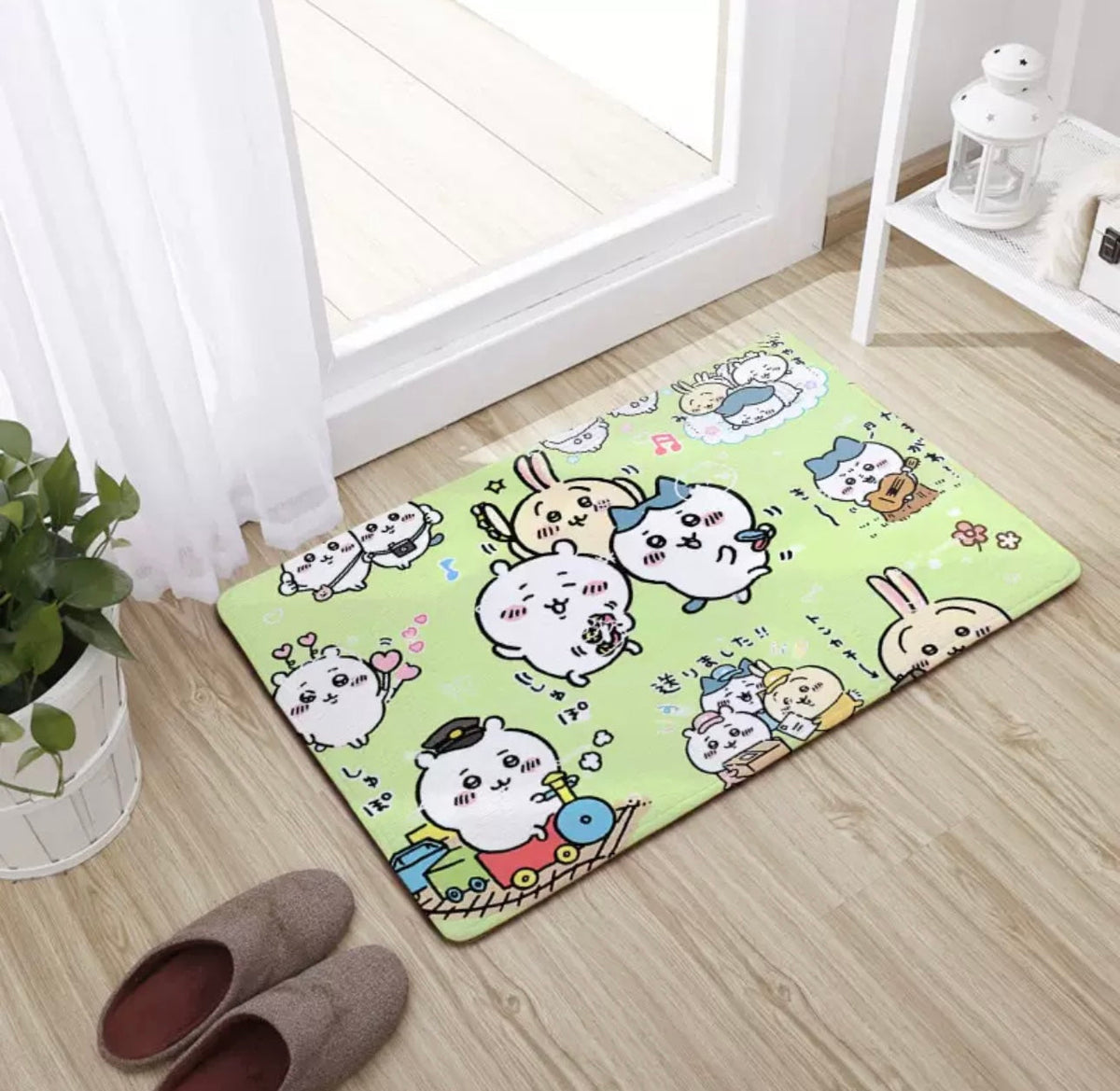 Chiikawa Rug Japanese Cartoon ChiiKawa Soft Floor Mat | Party ChiiKawa Hachiware Us ...
