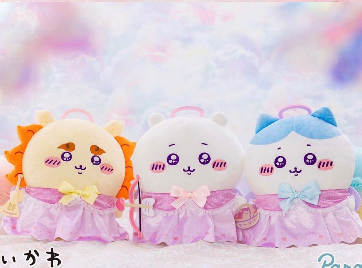 Japan ChiiKawa Loltia Angel | ChiiKawa Hachiware Shisa Loltia Angel Big Plush Doll - Kawaii items Room Decoration doll