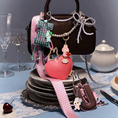 Popmart The Monster Pin For Love Series Limited Edition | Letter Pendant A-M with Pins Keychain - 10cm Kasing Lung Zimomo Labubu Toy Collection