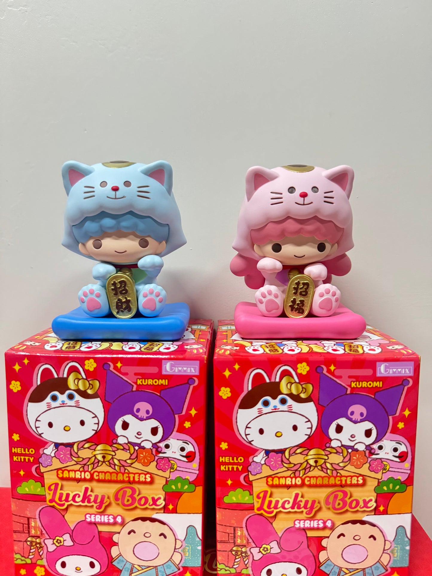 Mystery Blind Box Sanrio Characters Lucky Box | Series B Litte Twin Stars Meneki Lucky Cat - Kawaii Collectable Toys