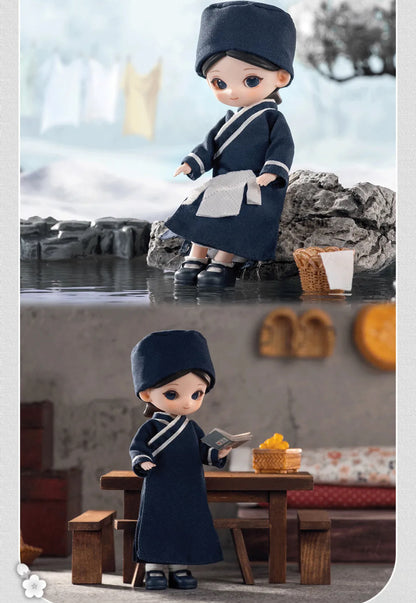 Simon Toys Liroro Chinese Drama Limited Edition | The Legend of Zhen Huan Ganlu Temple Mochou- 1/12 ob11 11cm BJD Doll Ball Joint Doll - Collectible Toys Mystery Blind Box