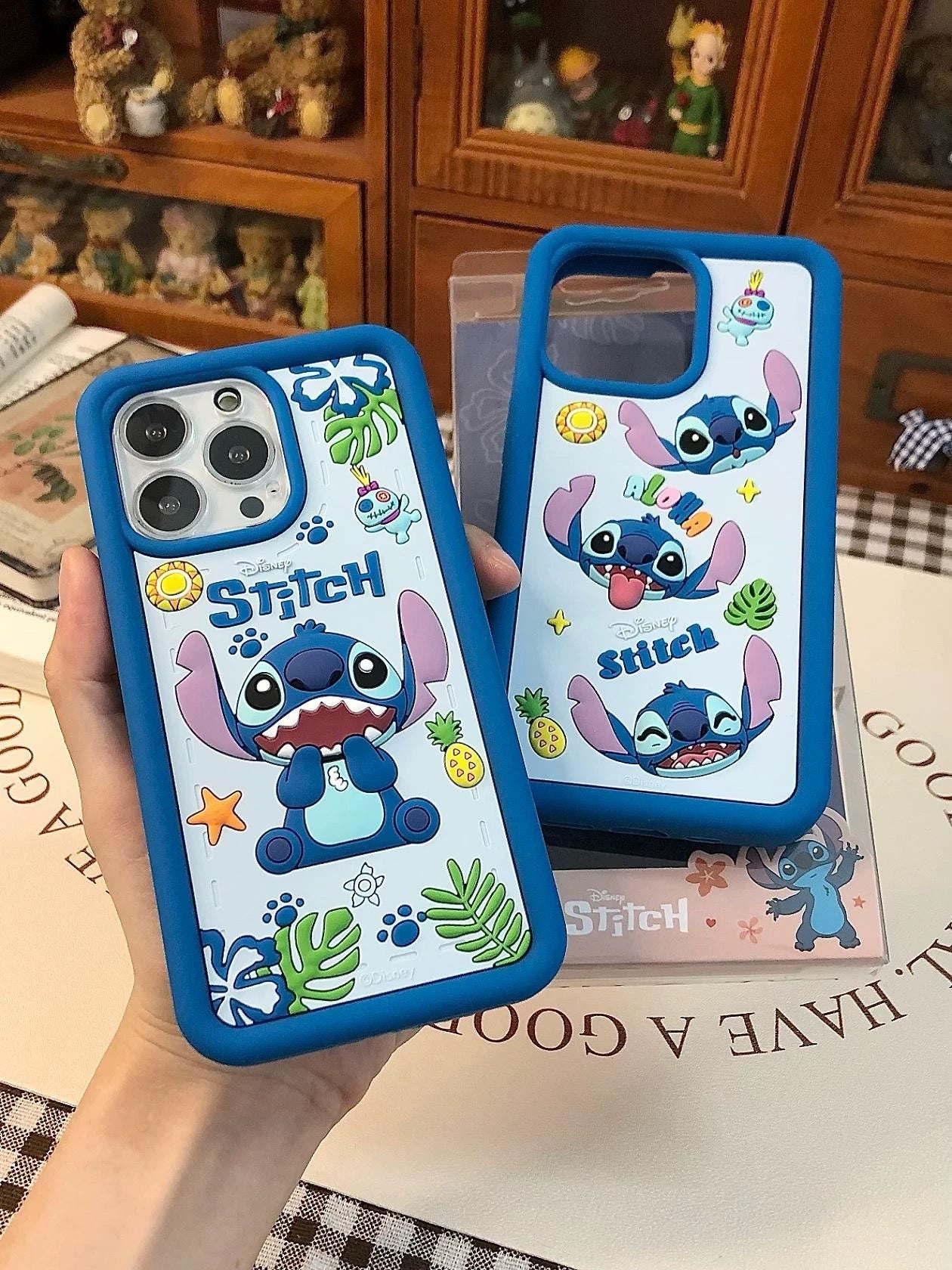 Cute Cartoon Stitch Silicone Phone Case - iPhone Case 12 13 14 Pro Pro KawaiiGiftLand Cute Cartoon Stitch Silicone Phone Case - iPhone Case 12 13 14 Pro Pro KawaiiGiftLand