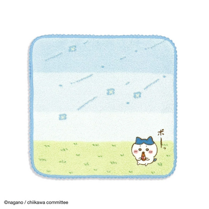 Japan ChiiKawa Wind Blows Series | ChiiKawa Hachiware Usagi Wind Blows Series Handkerchief - Kawaii Cute Item